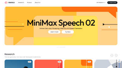 MiniMax AI - AI tool for Design Tools