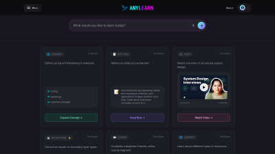 AnyLearn.ai - AI tool for AI Assistants