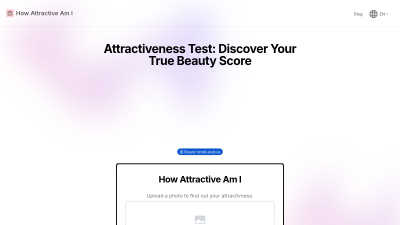 How Attractive Am I - AI tool for Analytics & Data