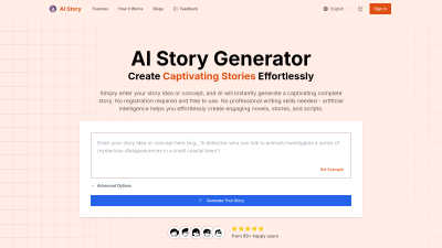 Ai Story Generator - AI tool for Copywriting