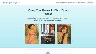 Ghibli Style Image Generator - AI tool for Design Tools
