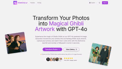 GhibliChat - AI tool for Chatbots