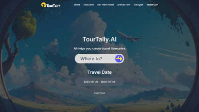 TourTally.AI - AI tool for Lifestyle & Entertainment