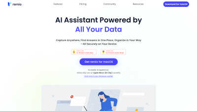 remio AI Note Taker - AI tool for AI Assistants