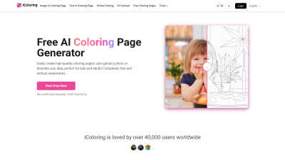iColoring Ai - AI tool for Image & Photo
