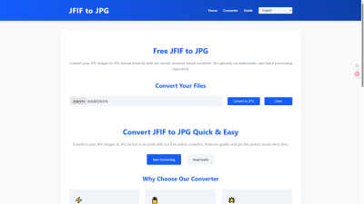 JFIF to JPG Converter - AI tool for Image & Photo