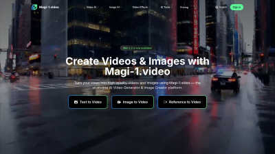 Magi-1 - AI tool for Content Creation