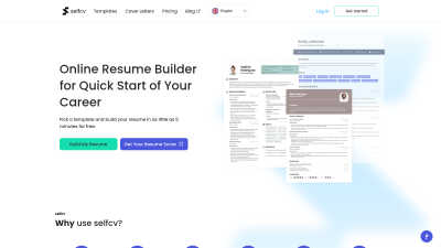 selfcv - AI tool for Design Tools