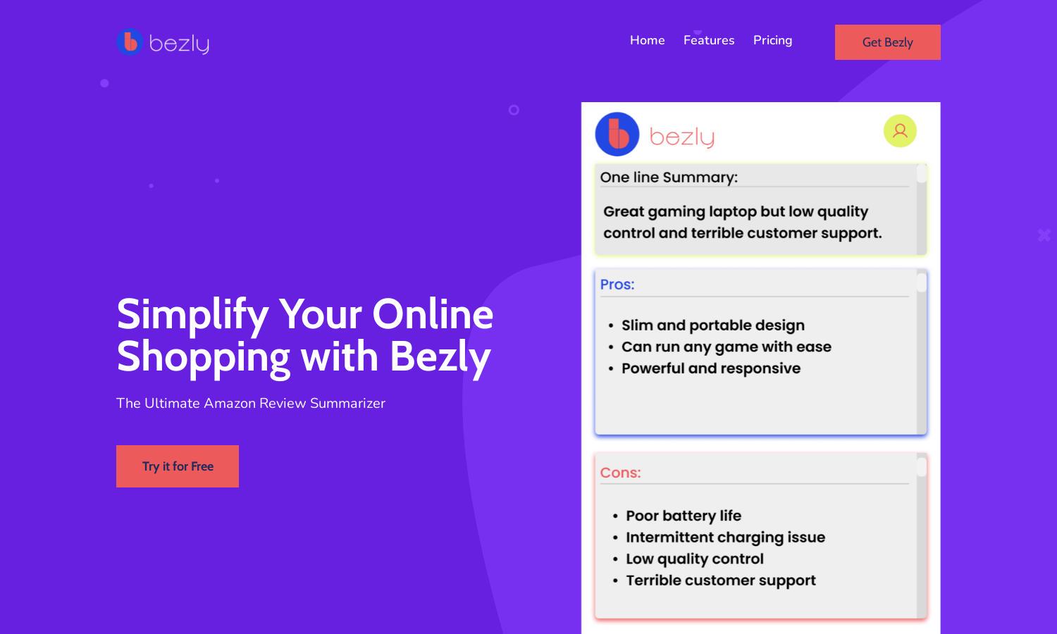 Bezly Website