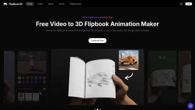 Flipbook3D - AI tool for Content Creation