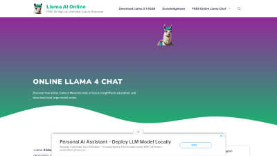 Llama AI Online - AI tool for Chatbots