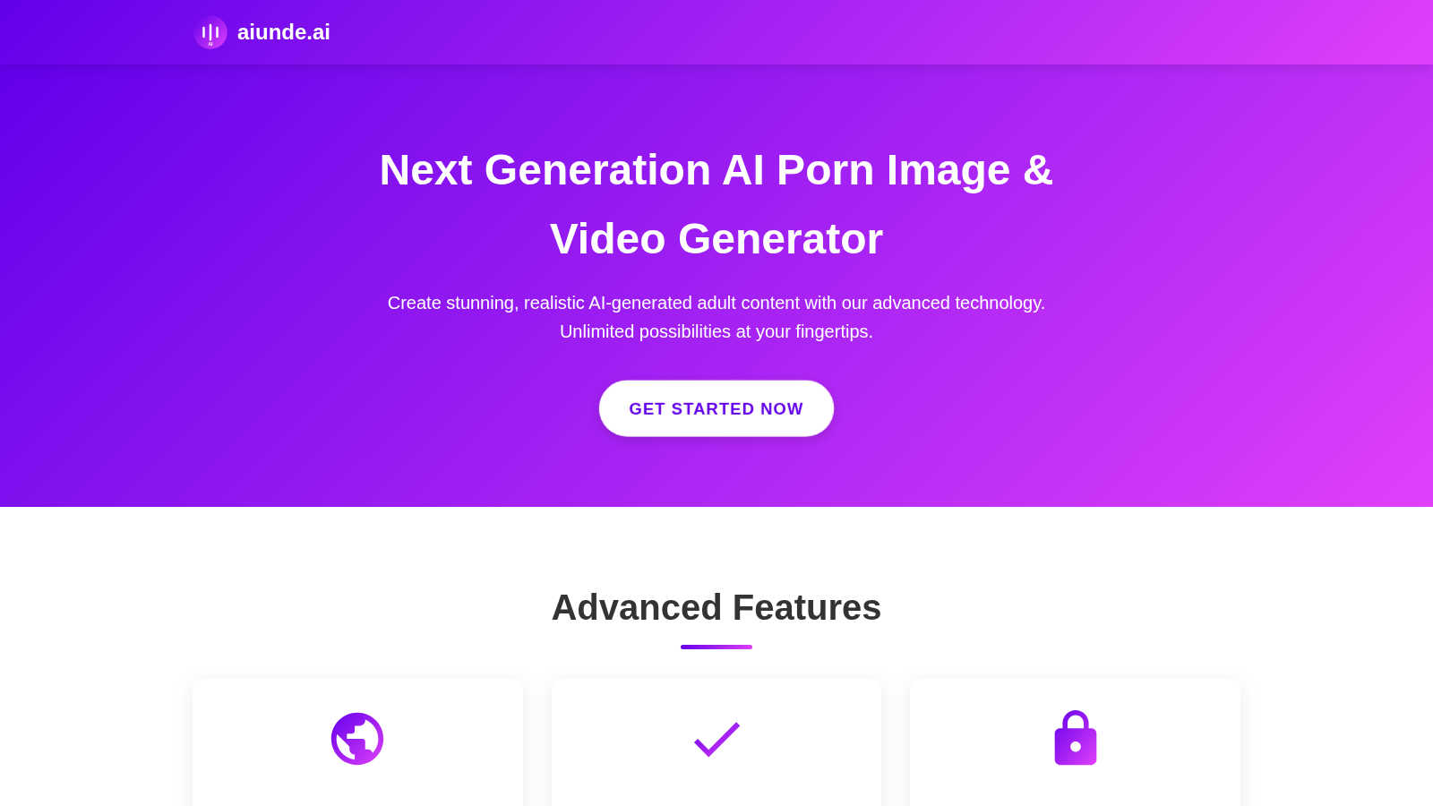 AI Nude application interface and features