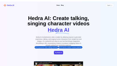 Hedra AI - AI tool for AI Assistants