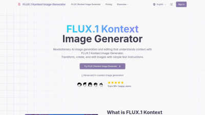 FLUX.1 Kontext Image Generator - AI tool for Content Creation