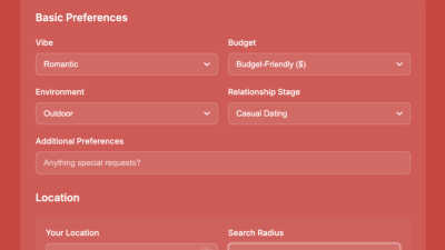 Date Idea Generator - AI tool for AI Assistants