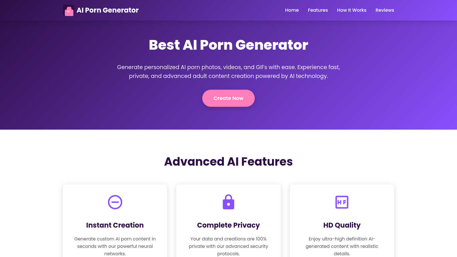 Nude AI Tools application interface and features