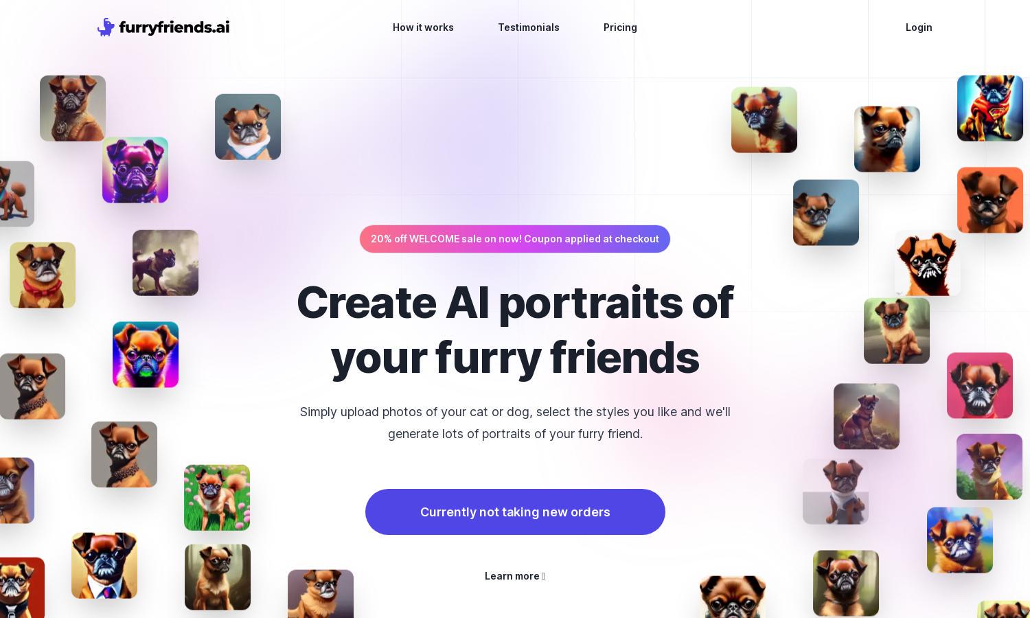 furryfriends.ai Website