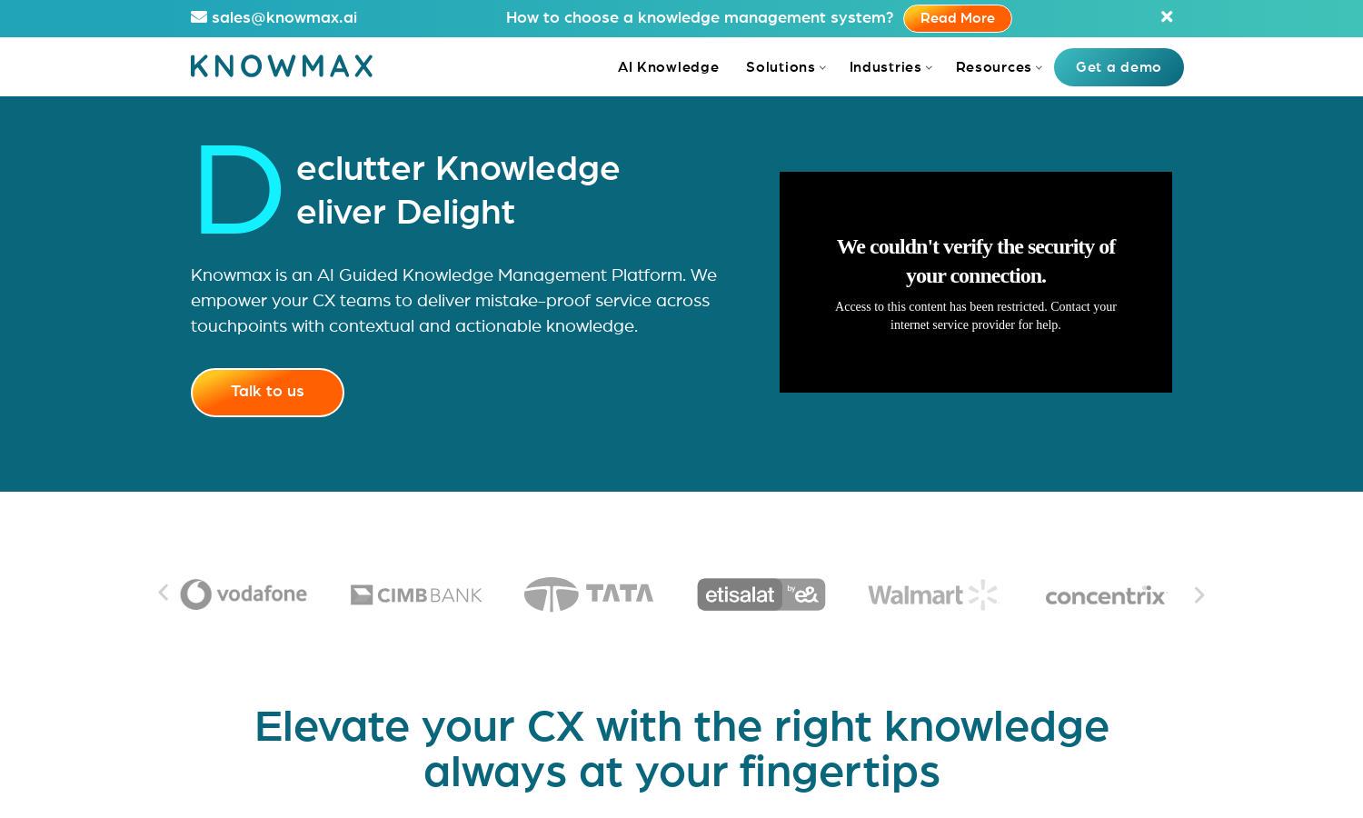 Knowmax Website