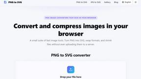 PNG to SVG - tool for Design Tools