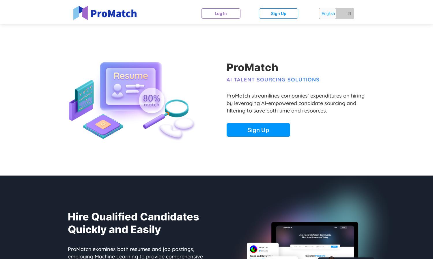 ProMatch.ai Website