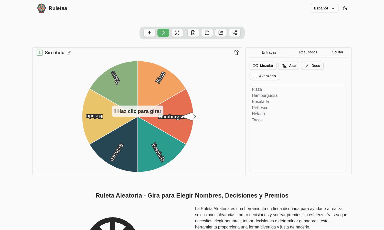 Ruletaa Website