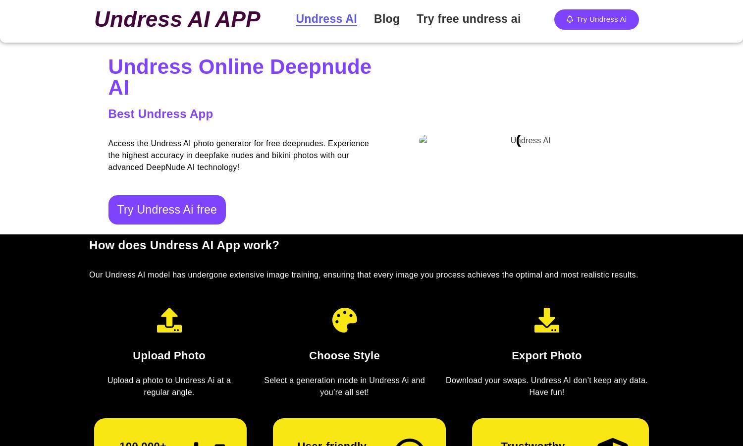 Undress AI APP Website