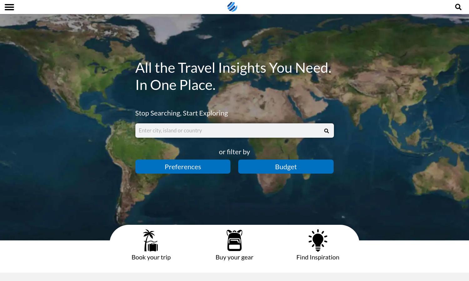 World Travel Index Website